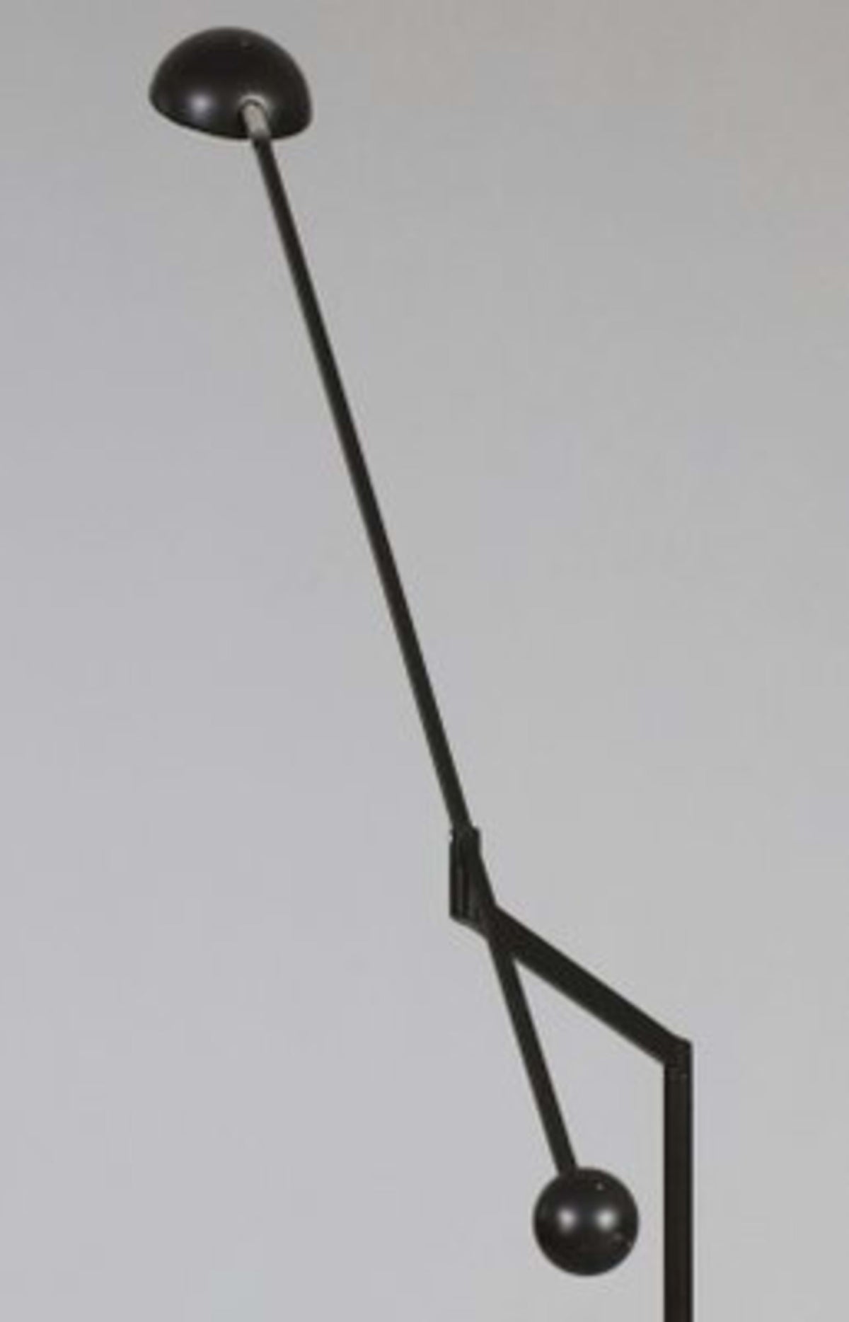 Vintage Stehlampe von Soelken für Soelken schwarz flexibel