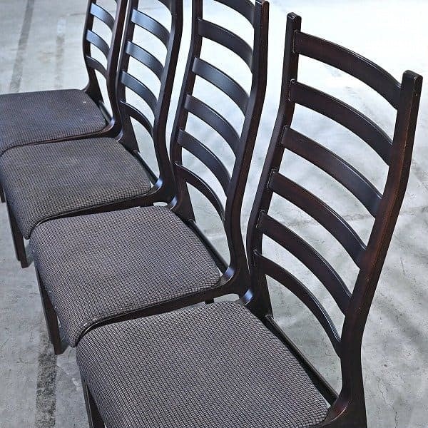 Vintage Stuhl Ladder Back von Mitsumasa Sugisawa für Tendo Set von 4