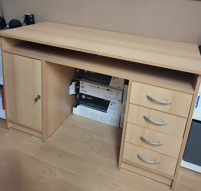Schreibtisch aus Holz Pre-Loved