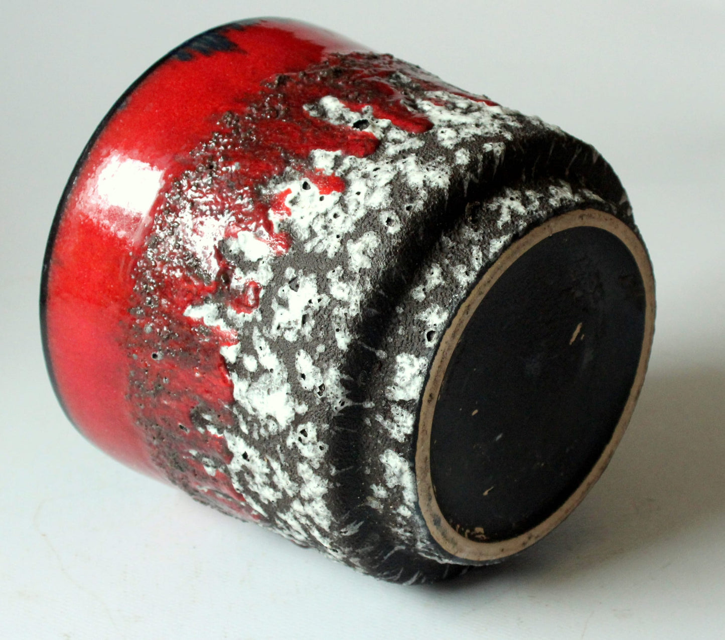 Vintage Fat Lava Keramik Blumentopf