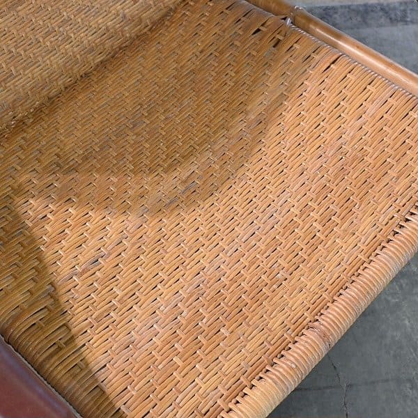 Vintage Rattanloungesessel von Yamakawa Rattan