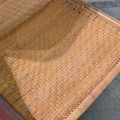 Vintage Rattanloungesessel von Yamakawa Rattan
