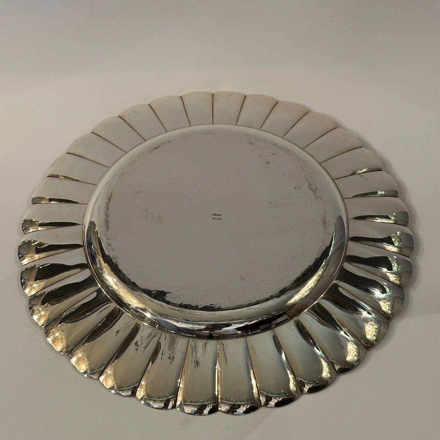 Vintage plate sterling silver by Cartier