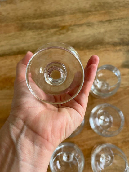 Vintage Cognacgläser, Set aus 6 Stück