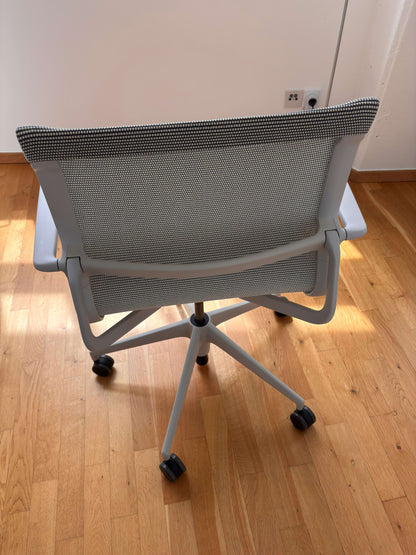 Vintage Bürostuhl "Physix" von Alberto Meda für Vitra in Grau