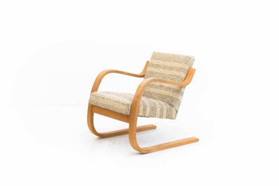 Fauteuil lounge vintage modèle 402 par Alvar Aalto pour Artek années 1940