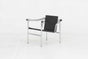 Cassina LC1 armchair by Le Corbusier in black