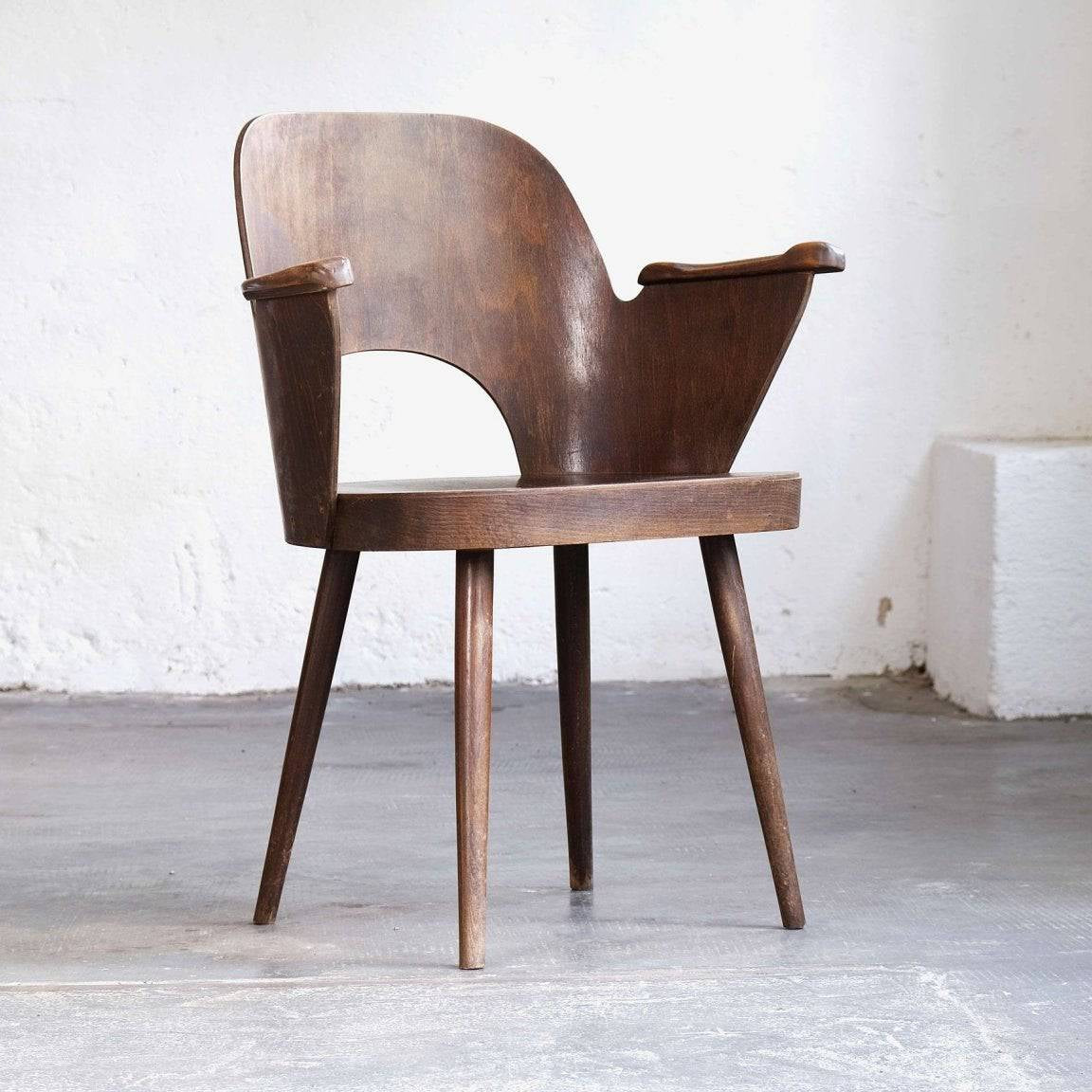 Mid Century Armlehnstuhl von Oswald Haerdtl - 2nd home