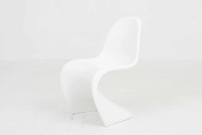 Panton Stuhl von Verner Panton für Vitra in Weiss
